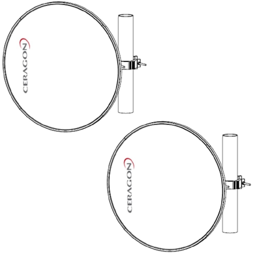 Bundle Pair - Ceragon Antennas - 13GHz 600mm