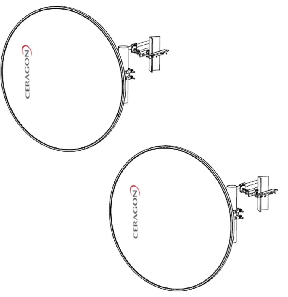 Bundle Pair - Ceragon Antennas - 13GHz 1200mm